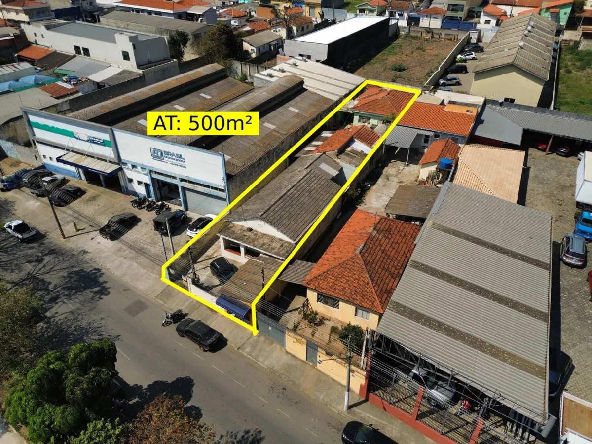 Terreno comercial plano de 500m² no Alvinópolis, Atibaia